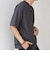 SHIPS any:〈接触冷感・遮熱・UVカット機能等〉サマーファンクション 鹿の子 ヘンリーネック Tシャツ◇