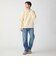 【SHIPS別注】FRED PERRY: シングル ティップ ワッフル ニット