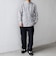 SHIPS any: LIM BLESS ソリッド / ストライプ バンドカラー シャツ 26AW◇
