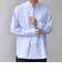 SHIPS any: LIM BLESS ソリッド / ストライプ バンドカラー シャツ 26AW◇