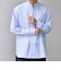 SHIPS any: LIM BLESS ソリッド / ストライプ バンドカラー シャツ 26AW◇
