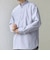 SHIPS any: LIM BLESS ソリッド / ストライプ バンドカラー シャツ 26AW◇