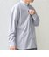 SHIPS any: LIM BLESS ソリッド / ストライプ バンドカラー シャツ 26AW◇