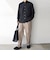 SHIPS any: LIM BLESS ソリッド / ストライプ バンドカラー シャツ 26AW◇
