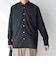 SHIPS any: LIM BLESS ソリッド / ストライプ バンドカラー シャツ 26AW◇