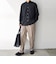 SHIPS any: LIM BLESS ソリッド / ストライプ バンドカラー シャツ 26AW◇