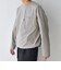 SHIPS any: SORONA(R) ストレッチ ジャージー スピンドル ポケット Tシャツ (ロンT)◇