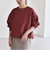 quaranciel:〈洗濯機可能〉ポンチ Vヨークバルーン スウェット プルオーバー