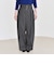 quaranciel:〈洗濯機可能〉ハンサム ハイウエスト ベルト ワイド パンツ