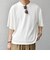 SHIPS any: ワッフル リラックス クルーネック Tシャツ◇