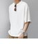 SHIPS any: ワッフル リラックス クルーネック Tシャツ◇