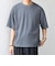SHIPS any: ワッフル リラックス クルーネック Tシャツ◇