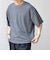 SHIPS any: ワッフル リラックス クルーネック Tシャツ◇