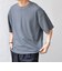 SHIPS any: ワッフル リラックス クルーネック Tシャツ◇