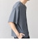 SHIPS any: ワッフル リラックス クルーネック Tシャツ◇