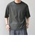 SHIPS any: ワッフル リラックス クルーネック Tシャツ◇