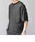 SHIPS any: ワッフル リラックス クルーネック Tシャツ◇