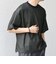 SHIPS any: ワッフル リラックス クルーネック Tシャツ◇