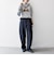 《一部追加予約》【WEB限定/SHIPS any別注】THE KNiTS:〈洗濯機可能〉ロゴプリント フーディー パーカー