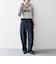 《一部追加予約》【WEB限定/SHIPS any別注】THE KNiTS:〈洗濯機可能〉ロゴプリント フーディー パーカー