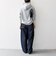 《一部追加予約》【WEB限定/SHIPS any別注】THE KNiTS:〈洗濯機可能〉ロゴプリント フーディー パーカー
