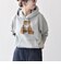 《一部追加予約》【WEB限定/SHIPS any別注】THE KNiTS:〈洗濯機可能〉ロゴプリント フーディー パーカー