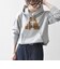 《一部追加予約》【WEB限定/SHIPS any別注】THE KNiTS:〈洗濯機可能〉ロゴプリント フーディー パーカー