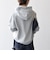 《一部追加予約》【WEB限定/SHIPS any別注】THE KNiTS:〈洗濯機可能〉ロゴプリント フーディー パーカー