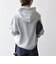 《一部追加予約》【WEB限定/SHIPS any別注】THE KNiTS:〈洗濯機可能〉ロゴプリント フーディー パーカー