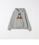 《一部追加予約》【WEB限定/SHIPS any別注】THE KNiTS:〈洗濯機可能〉ロゴプリント フーディー パーカー