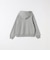 《一部追加予約》【WEB限定/SHIPS any別注】THE KNiTS:〈洗濯機可能〉ロゴプリント フーディー パーカー