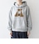 《一部追加予約》【WEB限定/SHIPS any別注】THE KNiTS:〈洗濯機可能〉ロゴプリント フーディー パーカー