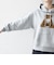 《一部追加予約》【WEB限定/SHIPS any別注】THE KNiTS:〈洗濯機可能〉ロゴプリント フーディー パーカー
