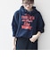 《一部追加予約》【WEB限定/SHIPS any別注】THE KNiTS:〈洗濯機可能〉ロゴプリント フーディー パーカー
