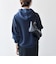 《一部追加予約》【WEB限定/SHIPS any別注】THE KNiTS:〈洗濯機可能〉ロゴプリント フーディー パーカー