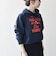 《一部追加予約》【WEB限定/SHIPS any別注】THE KNiTS:〈洗濯機可能〉ロゴプリント フーディー パーカー