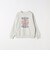 【SHIPS any別注】THE KNiTS:〈洗濯機可能〉ロゴ プリント スウェット