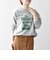 【SHIPS any別注】THE KNiTS:〈洗濯機可能〉ロゴ プリント スウェット