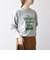 【SHIPS any別注】THE KNiTS:〈洗濯機可能〉ロゴ プリント スウェット