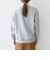 【SHIPS any別注】THE KNiTS:〈洗濯機可能〉ロゴ プリント スウェット