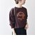 【SHIPS any別注】THE KNiTS:〈洗濯機可能〉ロゴ プリント スウェット