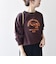 【SHIPS any別注】THE KNiTS:〈洗濯機可能〉ロゴ プリント スウェット