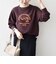 【SHIPS any別注】THE KNiTS:〈洗濯機可能〉ロゴ プリント スウェット