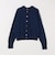 quaranciel: AQUA カシミヤ ミックス 2way ハイネック カーディガン