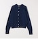 quaranciel: AQUA カシミヤ ミックス 2way ハイネック カーディガン