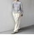 〈手洗い可能〉コットン カシミヤ スウェットライク ニット 26AW◆