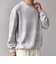 〈手洗い可能〉コットン カシミヤ スウェットライク ニット 26AW◆