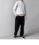 〈手洗い可能〉コットン カシミヤ スウェットライク ニット 26AW◆