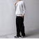 〈手洗い可能〉コットン カシミヤ スウェットライク ニット 26AW◆