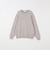 〈手洗い可能〉コットン カシミヤ スウェットライク ニット 26AW◆
